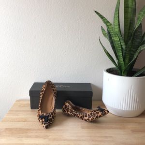 NEW J Crew Leopard Tassel Flats